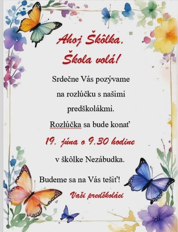 Rozlúčka - 1