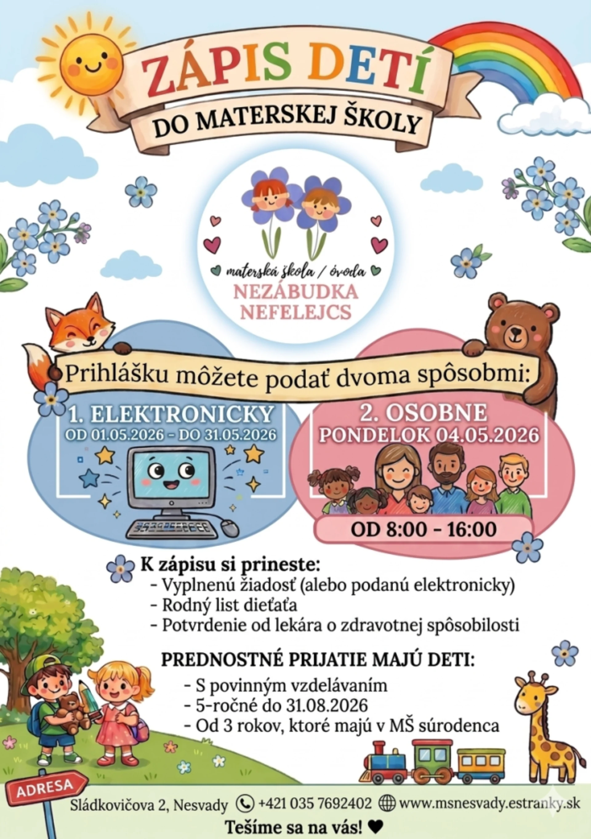 Zápis do materskej školy - Óvoda - 1